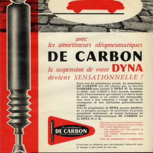 Avec les amortisseurs oléopneumatiques De Carbon ... Dyna