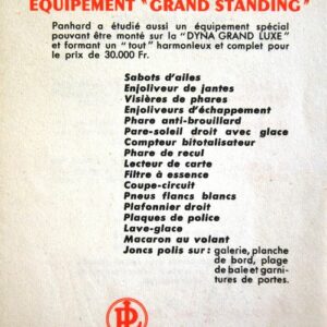 Equipement grand standing