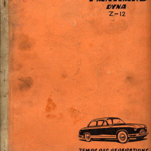 Panhard Dyna Z12 - Temps de réparations