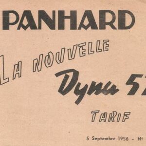 Tarif N° 7