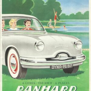 6 litres, 130 kmh, 6 places Panhard