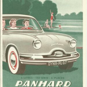 6 litres, 130 kmh, 6 places Panhard