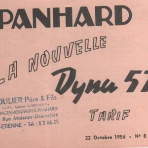 Tarif N° 8