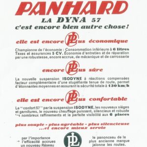 Panhard la Dyna 57 c'est encore bien autre chose