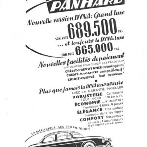 Innovations Panhard