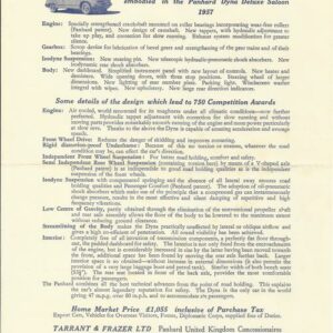 London motor show 1956 - 22 new features