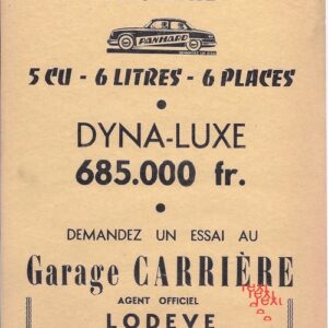 Vous qui allez acheter une voiture, connaissez vous la Panhard