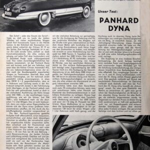 Unse test : Dyna Panhard