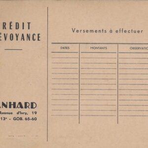 Crédit prévoyance