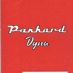 Panhard dyna conduite et entretien