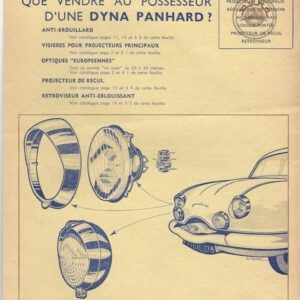 Que vendre au possesseur d'une Dyna Panhard  ?