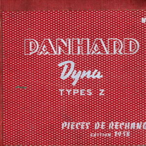 Panhard Dyna Type Z - Pièces de rechange édition 1958