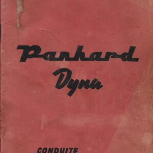 Conduite et entretien dyna