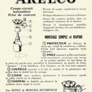 Contre l'incendie, le vol, la sulfatation robinet de batterie Arelco