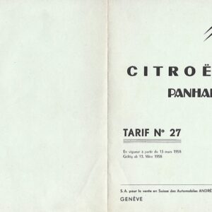 TARIF n° 27