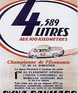 4,589 litres sur 100 kilomètres ... Dyna Panhard
