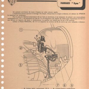 Pose du Stridor sur Panhard Dyna
