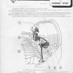 Pose du Stridor ou du Fulgor sur Panhard Dyna