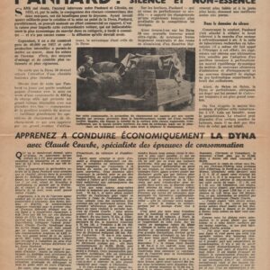 Panhard : sur la Dyna silence et non essence