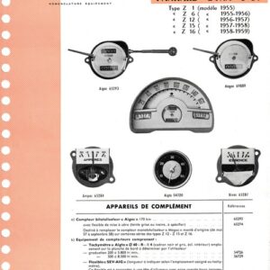 Equipements jaeger pour PanhardDyna 5 cv