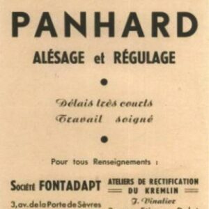 Rénovation de toutes chemises usagées Panhard ...