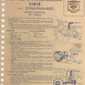 Montage des antibrouillard sur Dyna Panhard